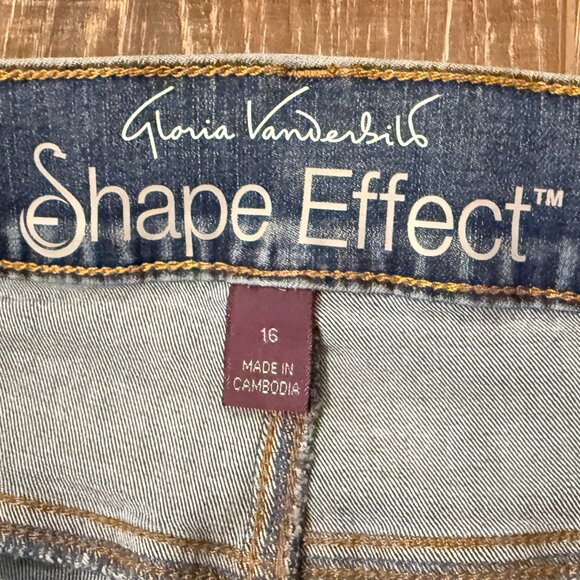 Gloria Vanderbilt Pull-On Hi-Rise Capri Jeans – Size 16 - Picture 16 of 16